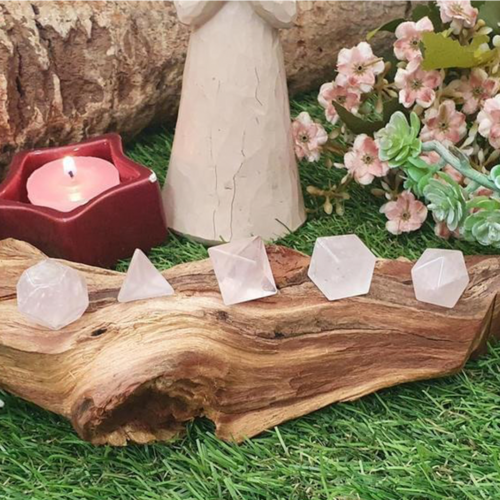 Kit Sólidos Platônicos de Cristal